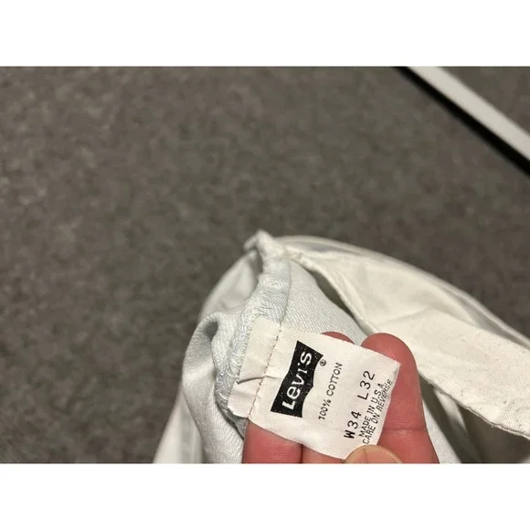 Levis 501 made in usa jeans vintage light blue wash fit 33X31 (tag 34X32) - Picture 3 of 12